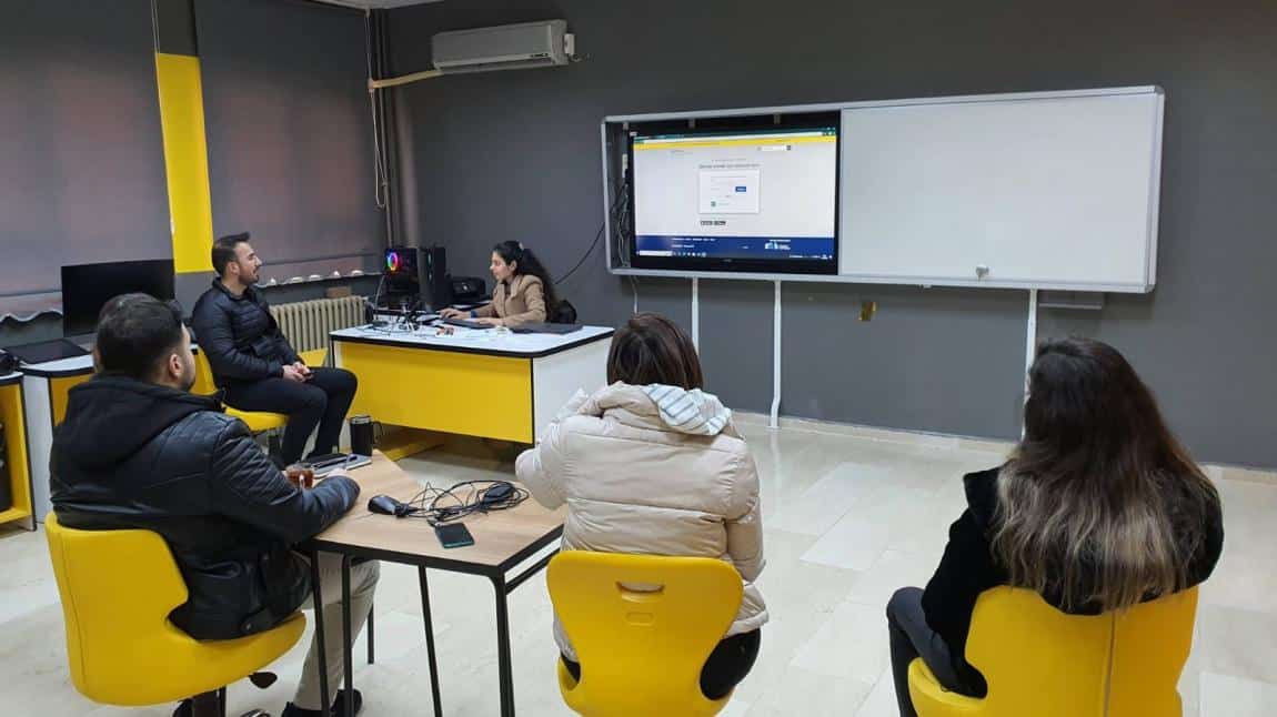 eTwinning ESEP platformu tanıtımı yapıldı.