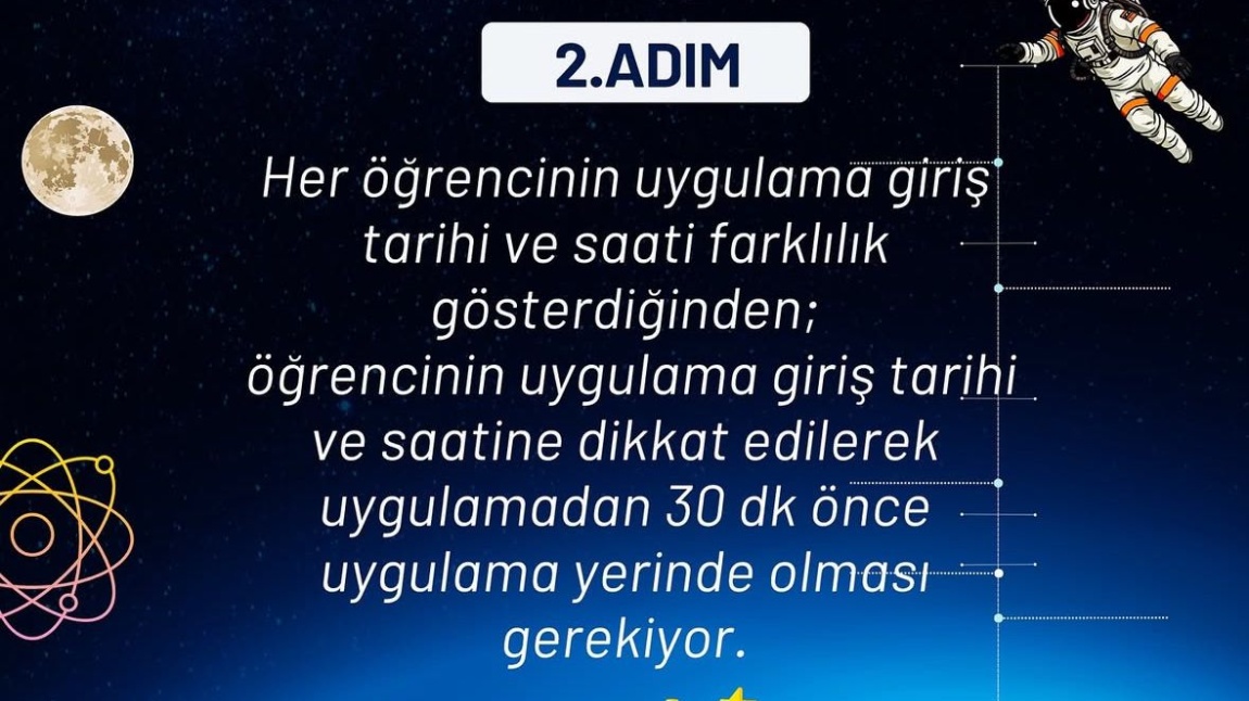 TANILAMA UYGULAMALARINA GİRECEK ADAYLARIN DİKKAT ETMESİ GEREKENLER